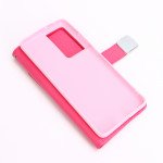 Wholesale Multi Pockets Folio Flip Leather Wallet Case with Strap for Samsung Galaxy S21 Ultra 5G (Hot Pink)